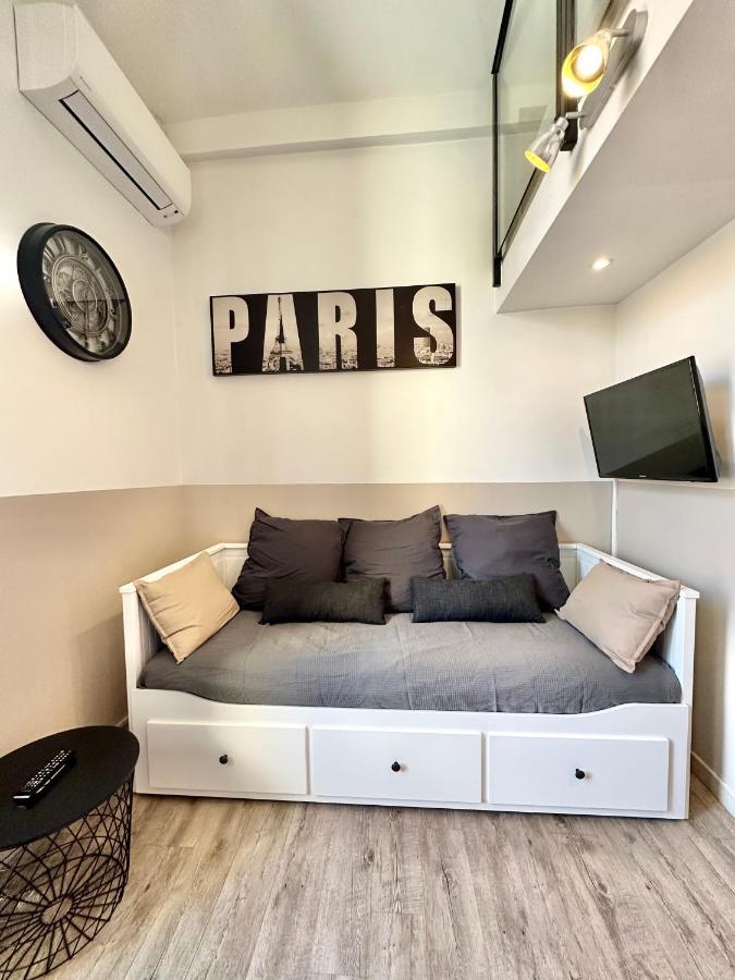 Studio Avec Clim A 100M Plage - 15Min Centre Ville Nice Buitenkant foto